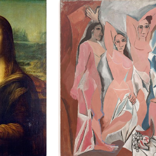 Mona Lisa,_The Ladies of Avignon
